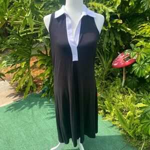 Karen Kane Black and White Sleeveless Dress